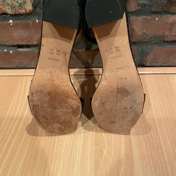 Vince Camino Black Ankle Strap Sandal - Picture 3 of 5